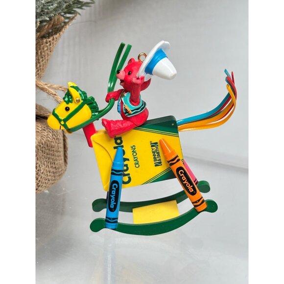 Hallmark Keepsake Ornament 1997 Bright Rocking Colors Crayola Crayon Collection - Picture 3 of 15